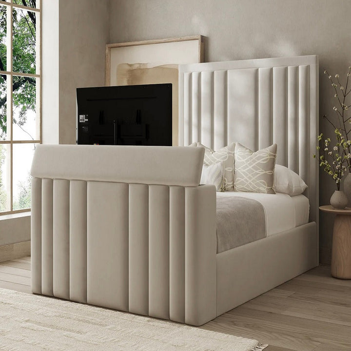 King Size TV Bed with Built-in TV Lift – Solara Collection