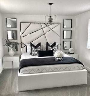 Designer Iris Mirror Strip Bed